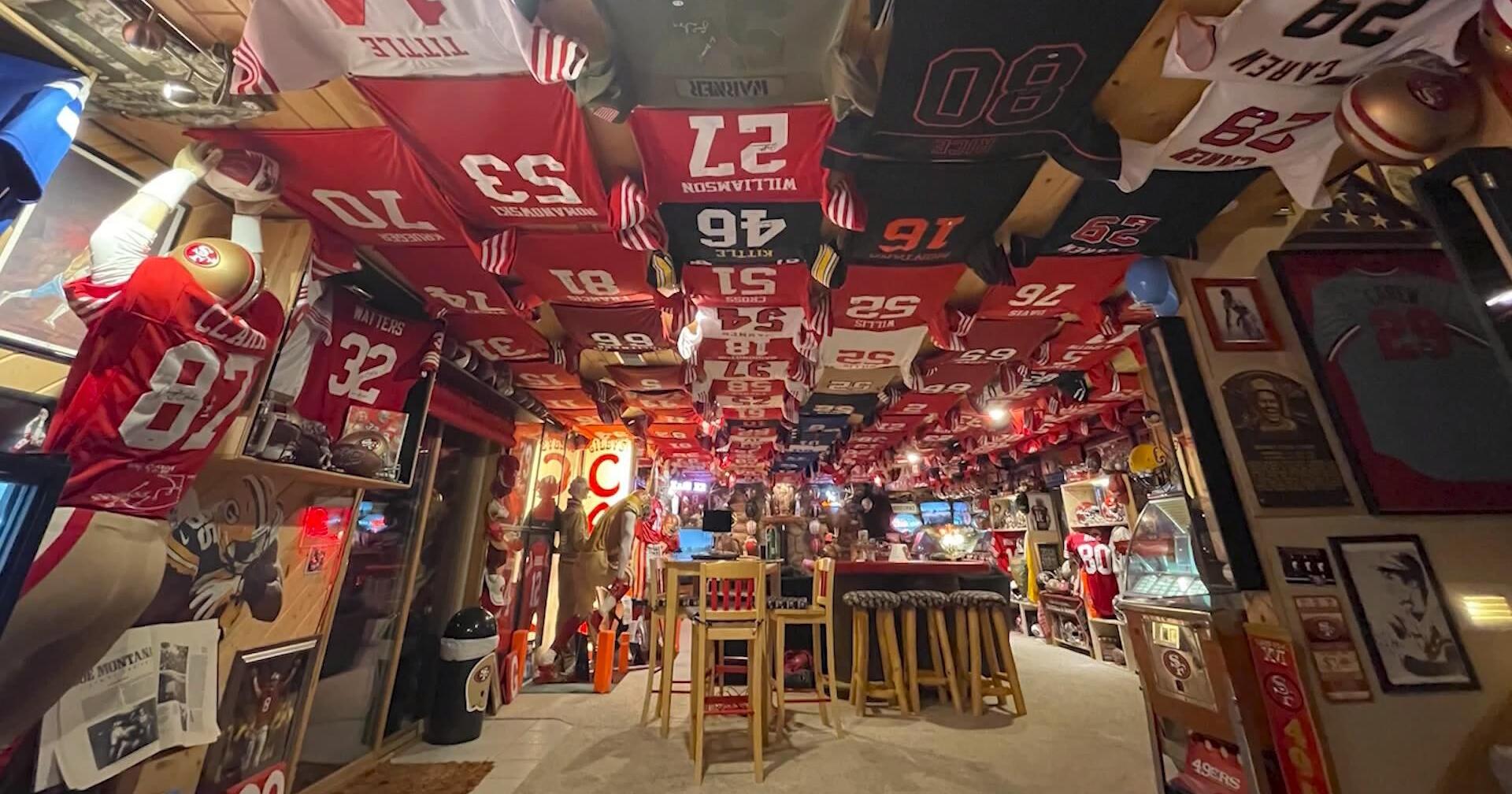 Wisconsin man creates 49ers cave in basement
