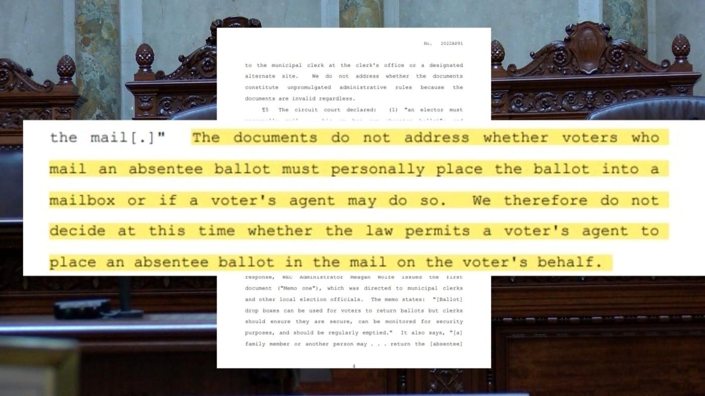 Following drop box ruling, confusion remains over whether you can mail  someone else's ballot | News | wkow.com