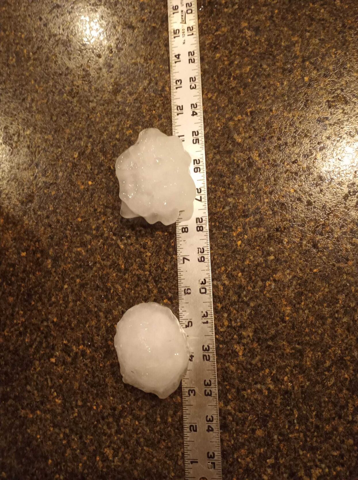SLIDESHOW Hail the size of baseballs came with strong storms News