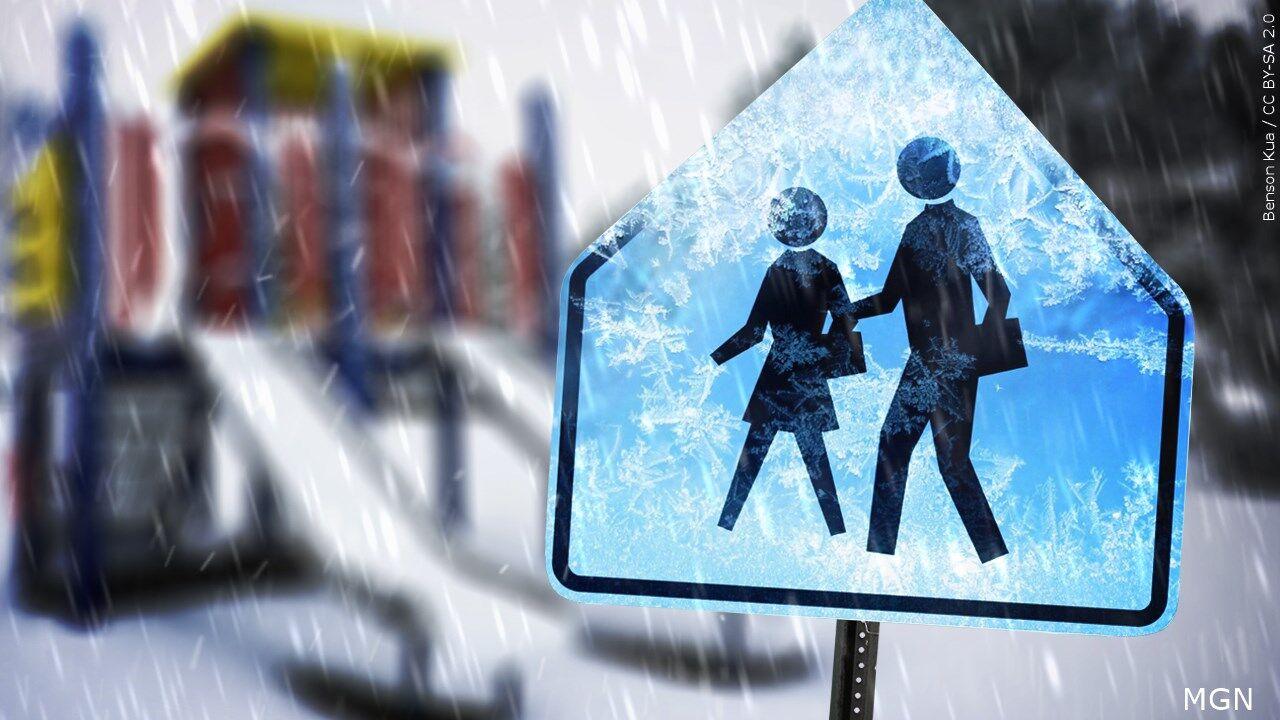 School closings due to snowstorm Wednesday Closings and Delays