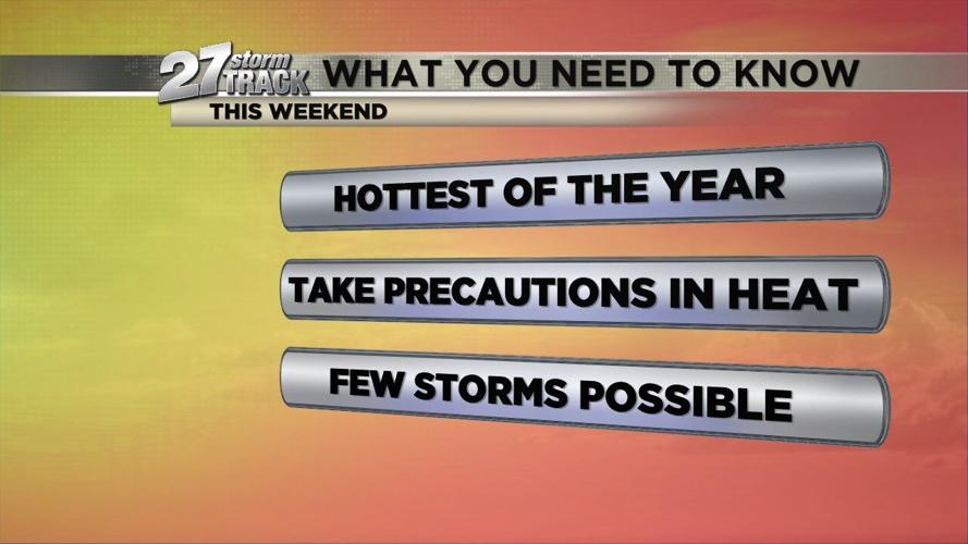 Hottest weekend of the year with a few storm chances | Weather | wkow.com