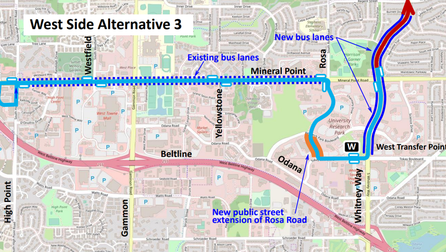 Madison Transportation Board Selects Preferred Bus Rapid Transit Routes Archive Wkow Com