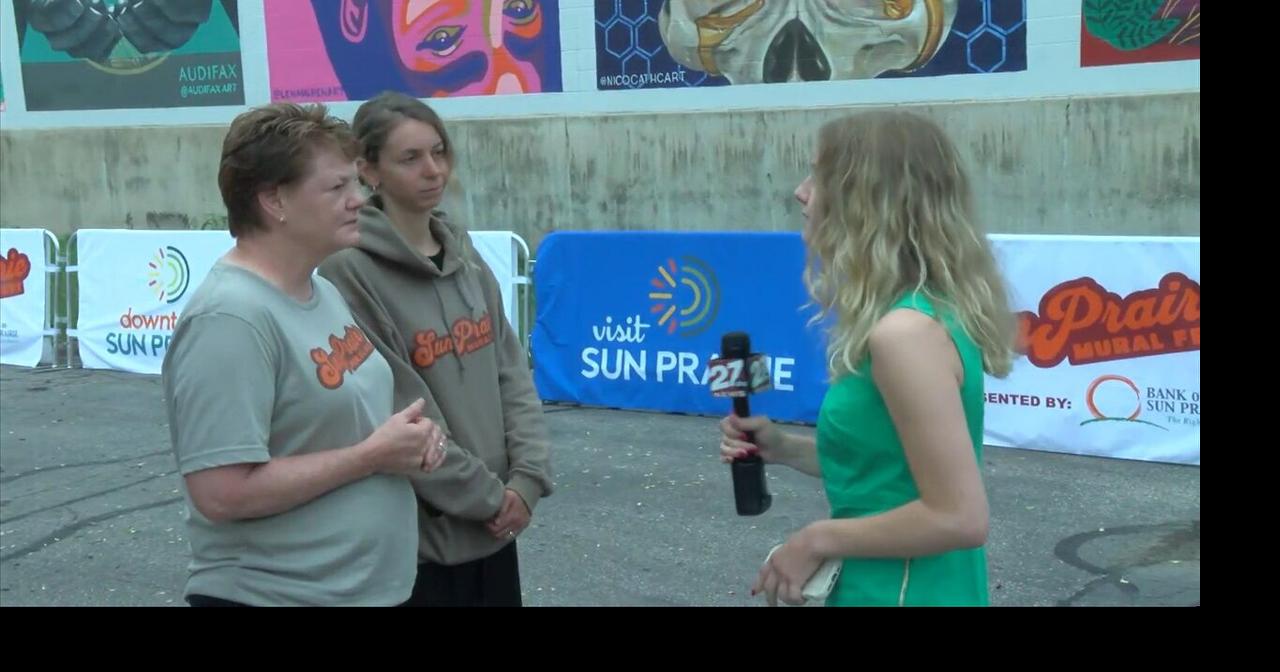 Organizers Behind Sun Prairie #39 s Mural Fest Give 27 News a Sneak Peek at