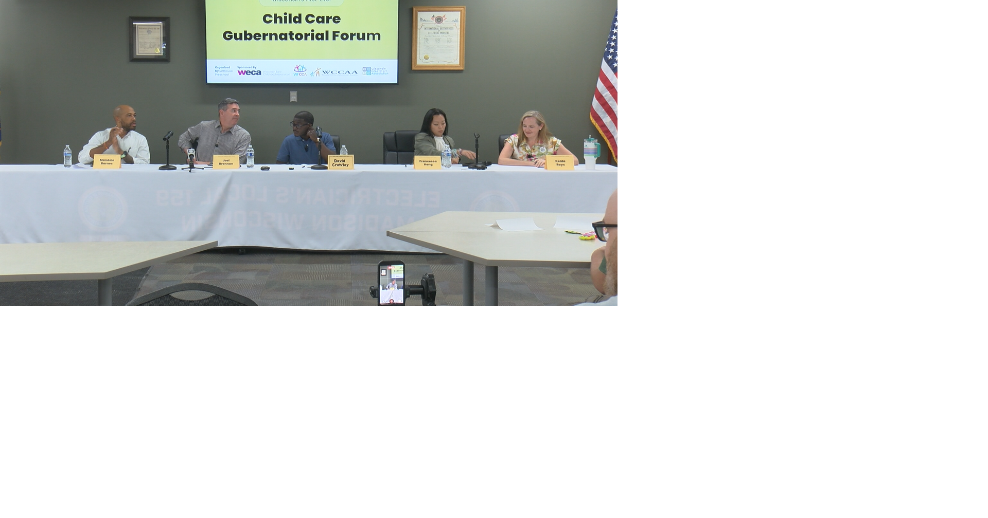 Democratic Gov. candidates discuss childcare at forum