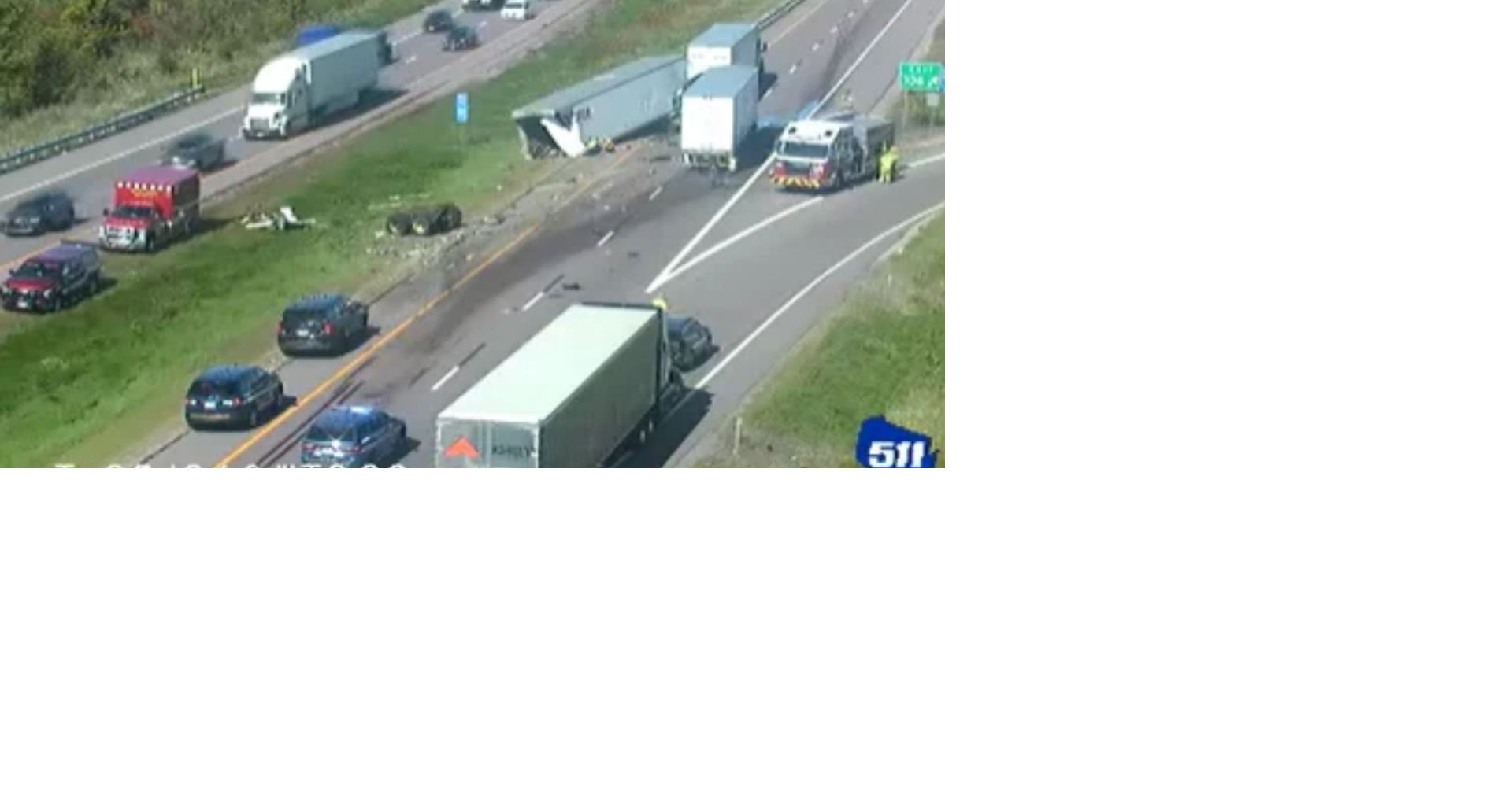 Traffic Alert: I-90 lanes reopen after crash involving semitrailer near ...