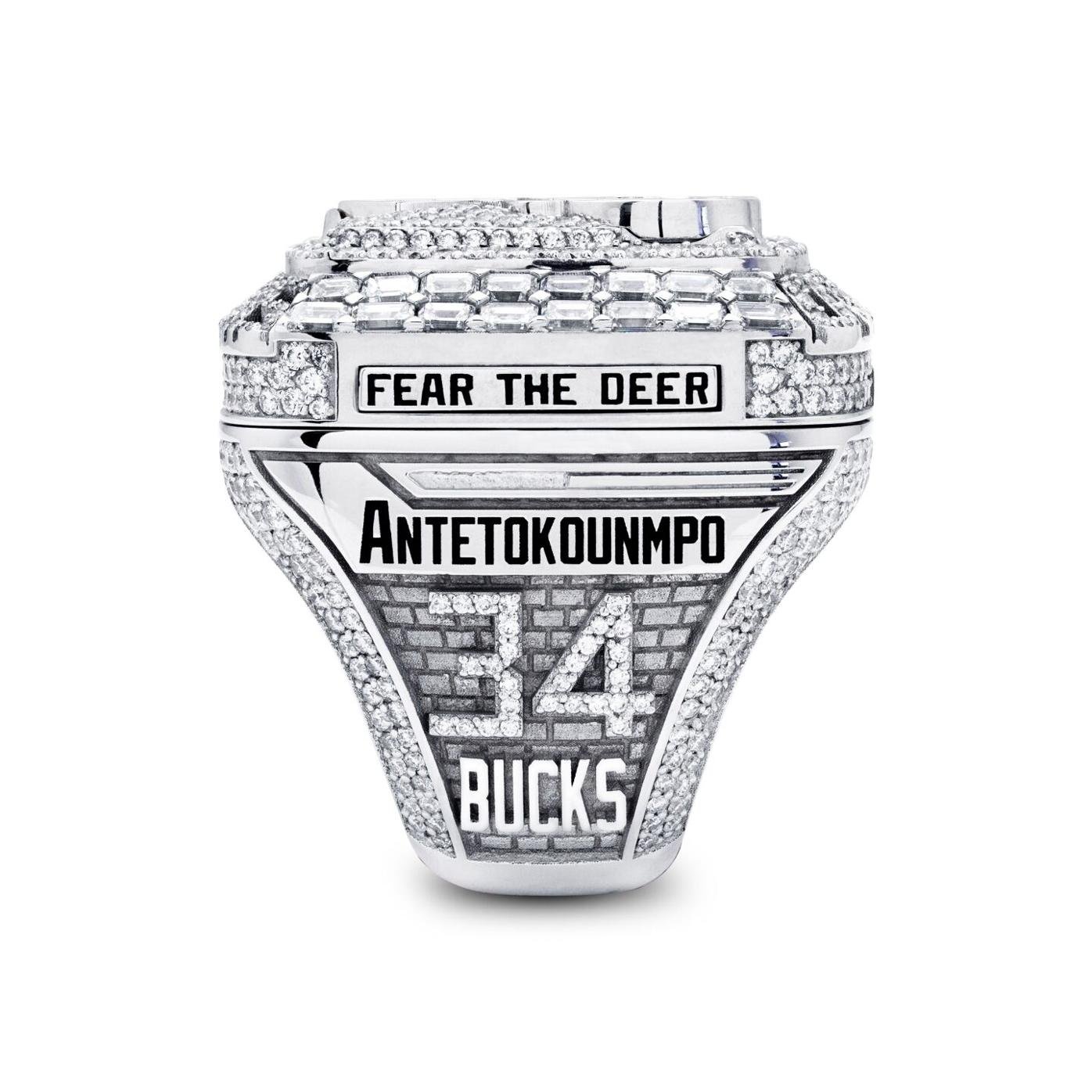 2021 Milwaukee Bucks NBA World Championship Ring 