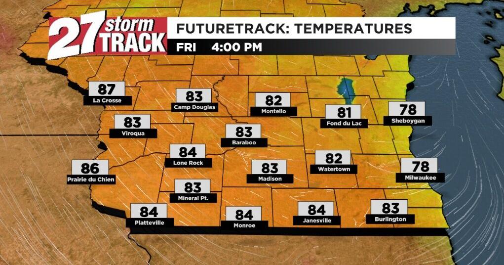 Temperatures climb Thursday and Friday | Forecast | wkow.com