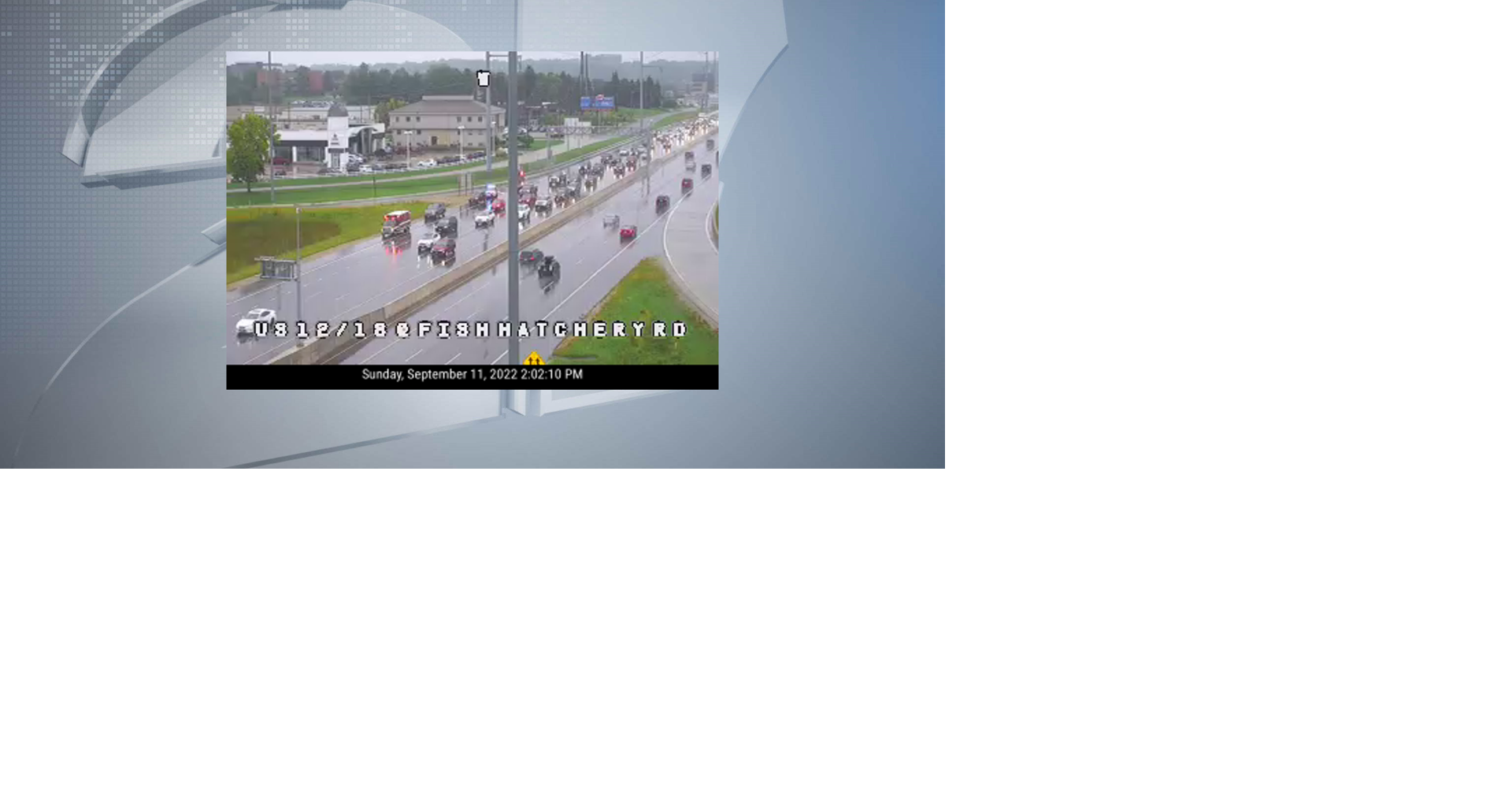 Crash slowed traffic on US HWY 12 near Fish Hatchery Road News