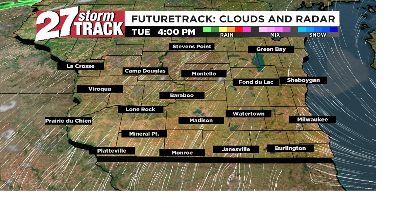 Sunny and warm, storms return Wednesday