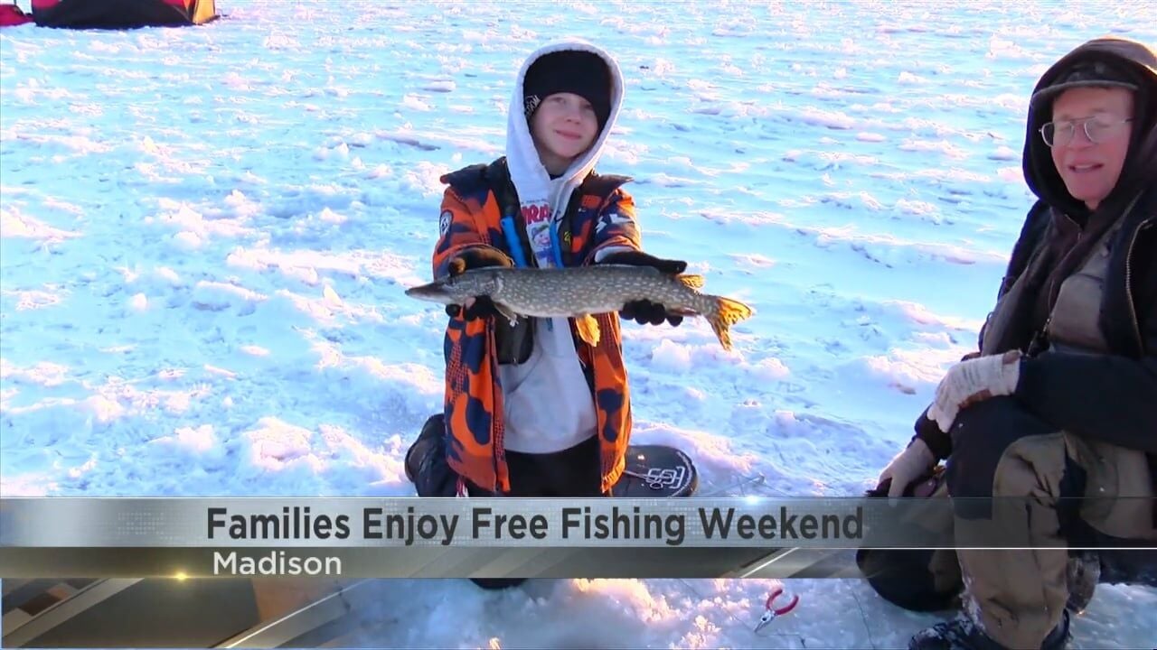 Local families enjoy Free Fishing Weekend, Video