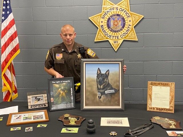 Marquette Co. Sheriff's Office mourns the death of K-9 Axel | Police ...