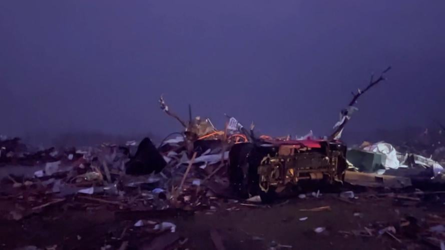 ABC News crew helps rescue trapped dog in tornado-ravaged Texas town - ABC  News