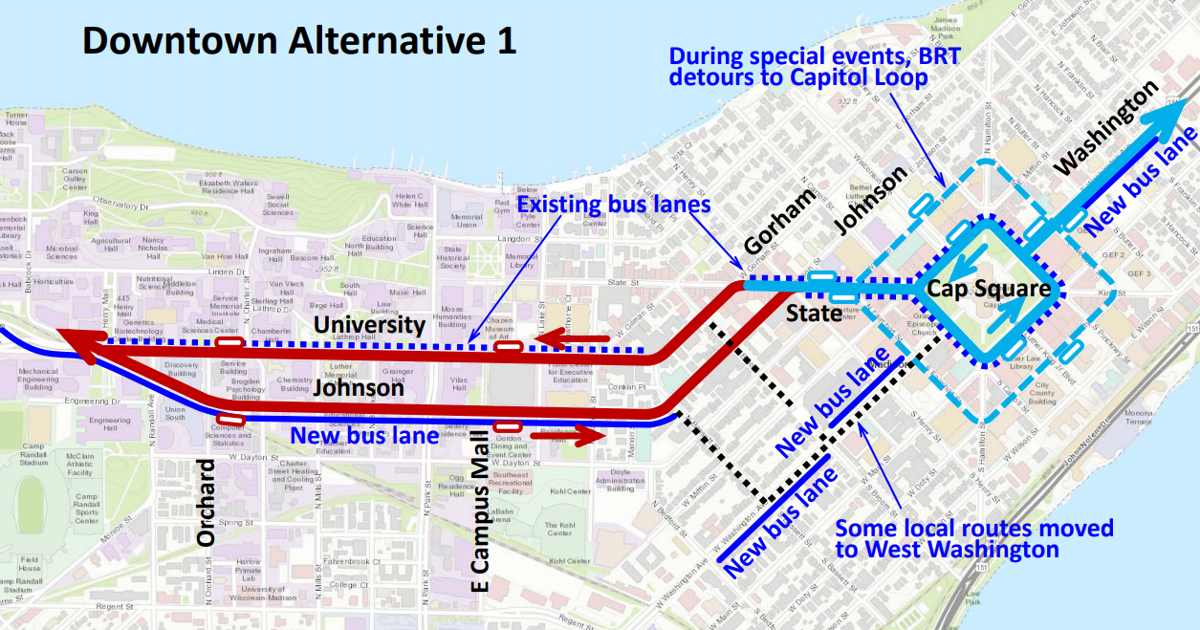 Madison transportation board selects preferred Bus Rapid Transit routes ...