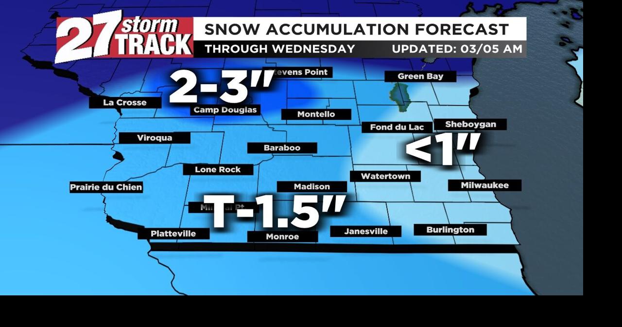 A wet and windy Wednesday | Forecast | wkow.com