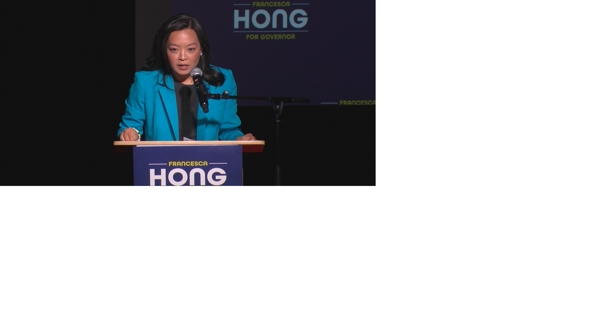 Rep. Francesca Hong concedes gubernatorial primary race