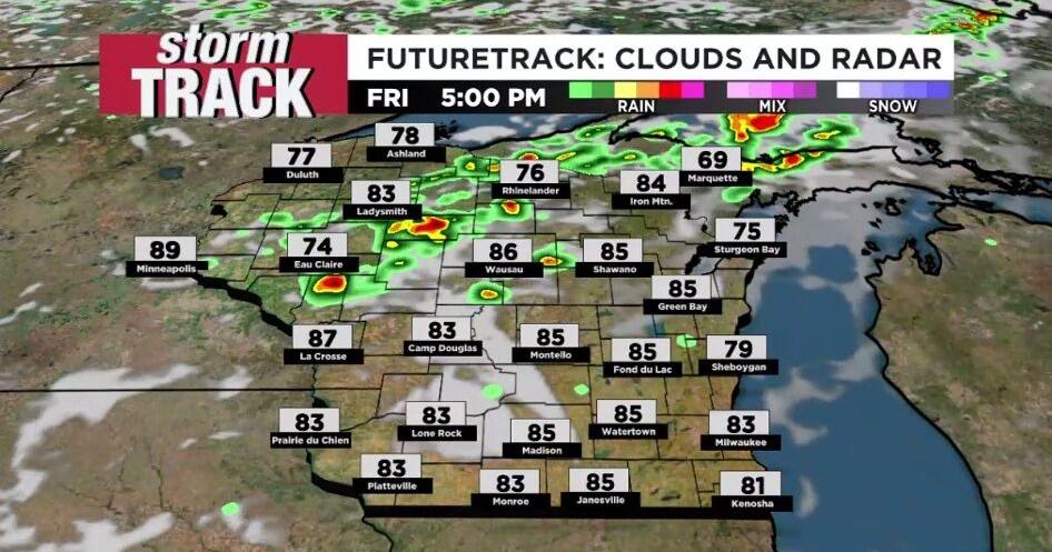 Storms return Friday
