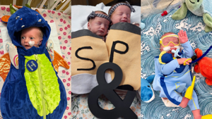 NICU Babies at UnityPoint Health-Meriter Mark First Halloween With Costume Contest