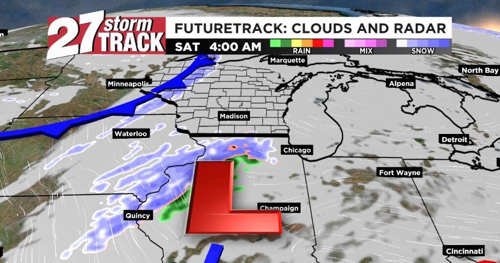 Thursday's heavy rain gives way to snow Saturday | Forecast | wkow.com
