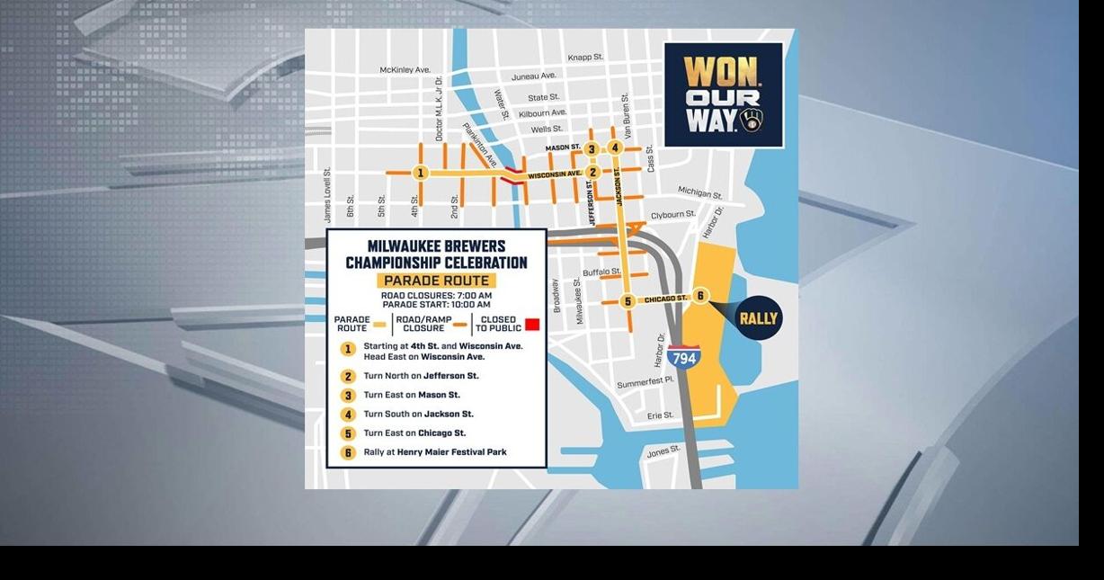 Brewers World Series championship parade set for Friday in Milwaukee ...