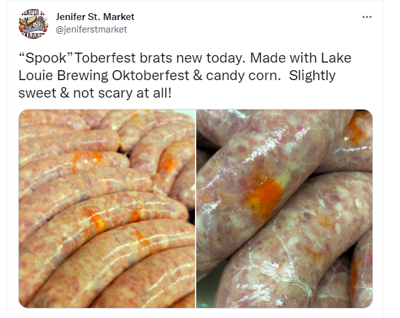 Madison business creates "Spook"Toberfest brat with unlikely ingredient