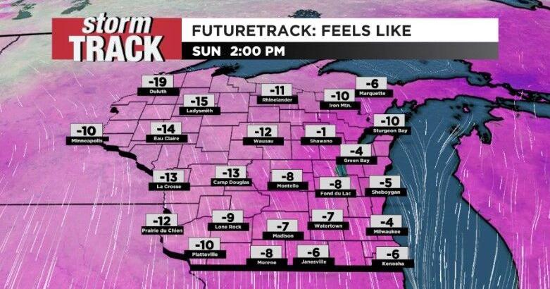 Still cold across Wisconsin, though some of us are seeing sunshine