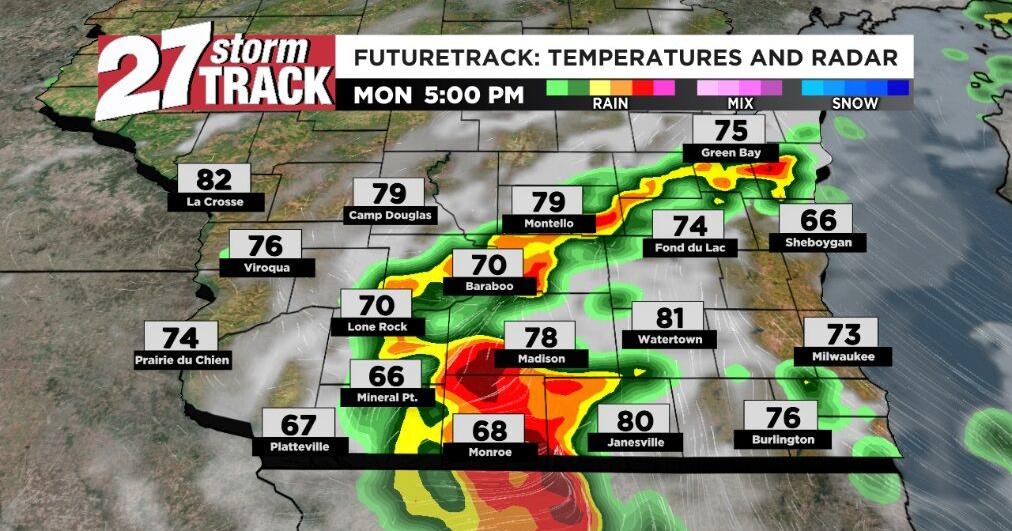 Strong to Severe storms Monday | Forecast | wkow.com