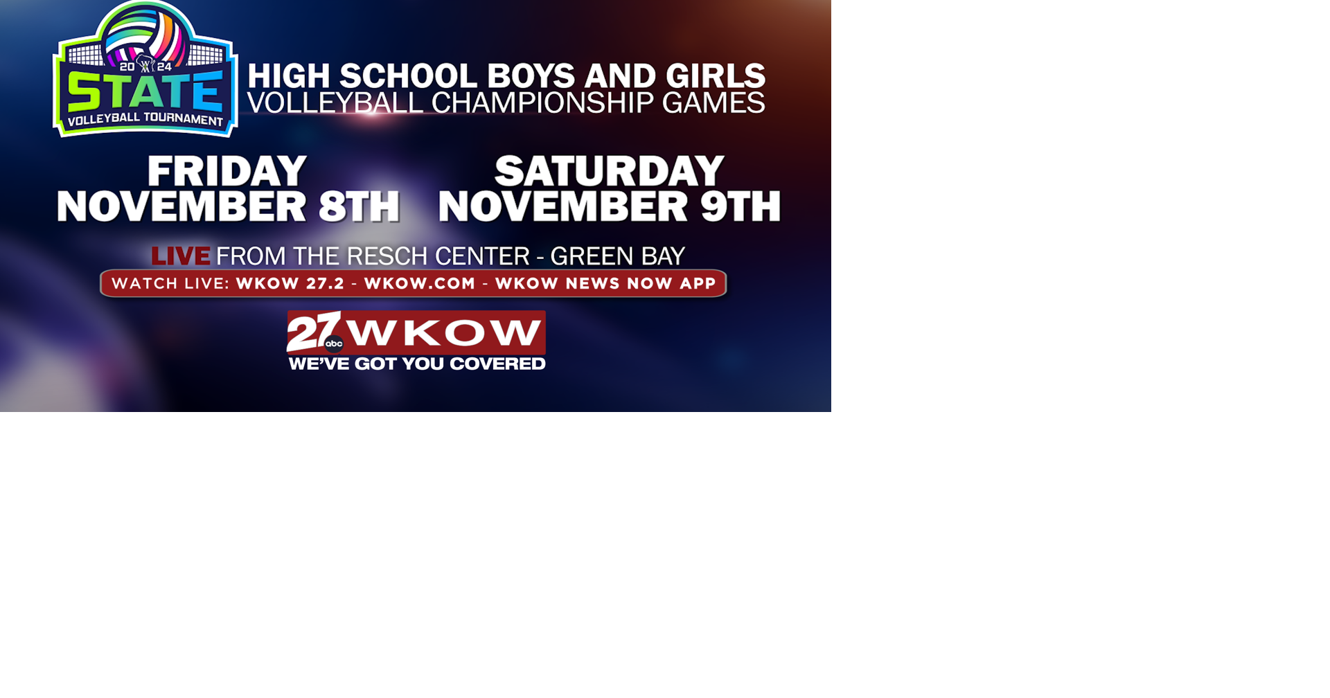 HOW TO WATCH: WIAA State Girls Volleyball Championships | Watch Live ...