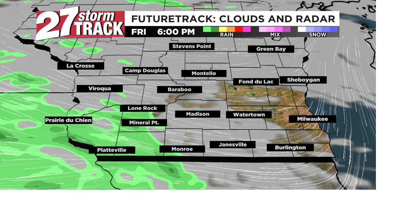 Spotty showers possible into the weekend