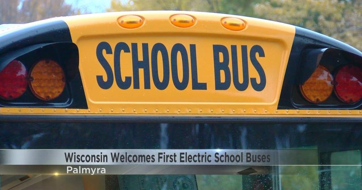 Wisconsin Governor Bus Wisconsin welcomes first electric school buses | Video | wkow.com