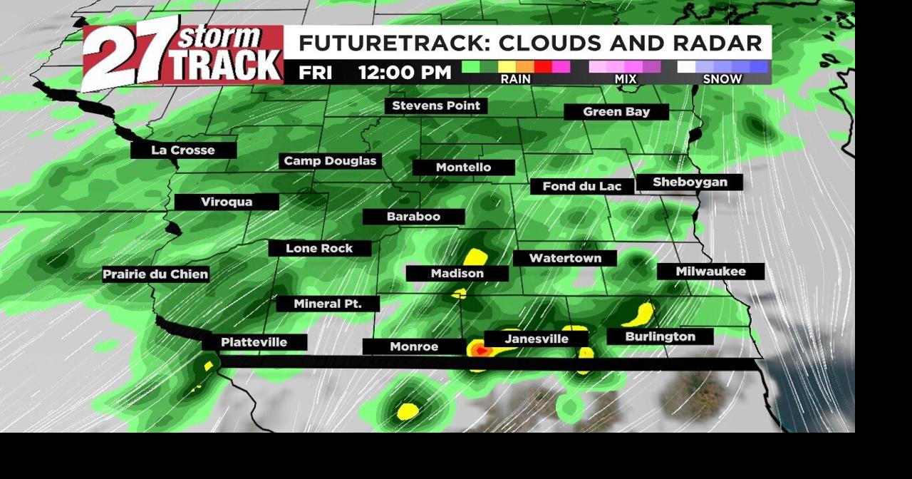 Cooler with rain showers today | Forecast | wkow.com