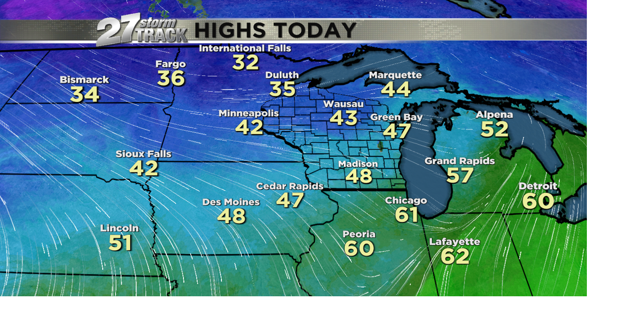 Roller coaster temperatures ahead | News | wkow.com