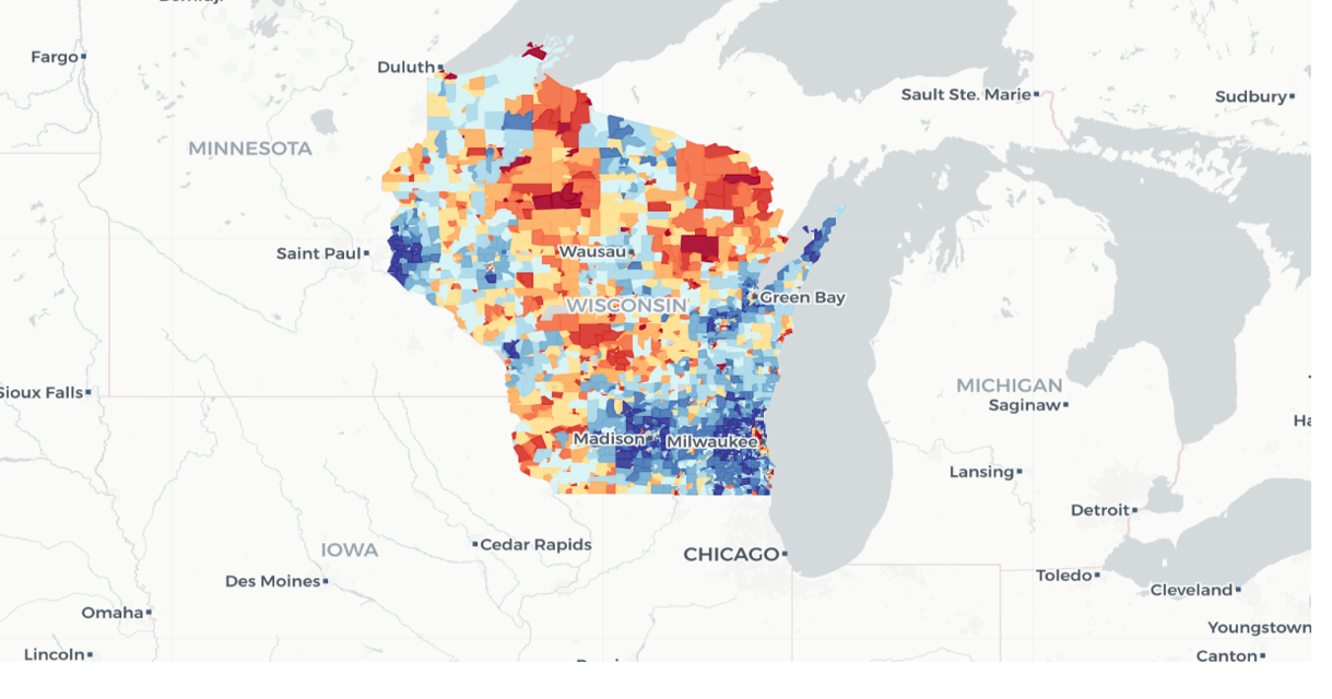 Tool developed at UW-Madison helps map health disparities nationwide ...