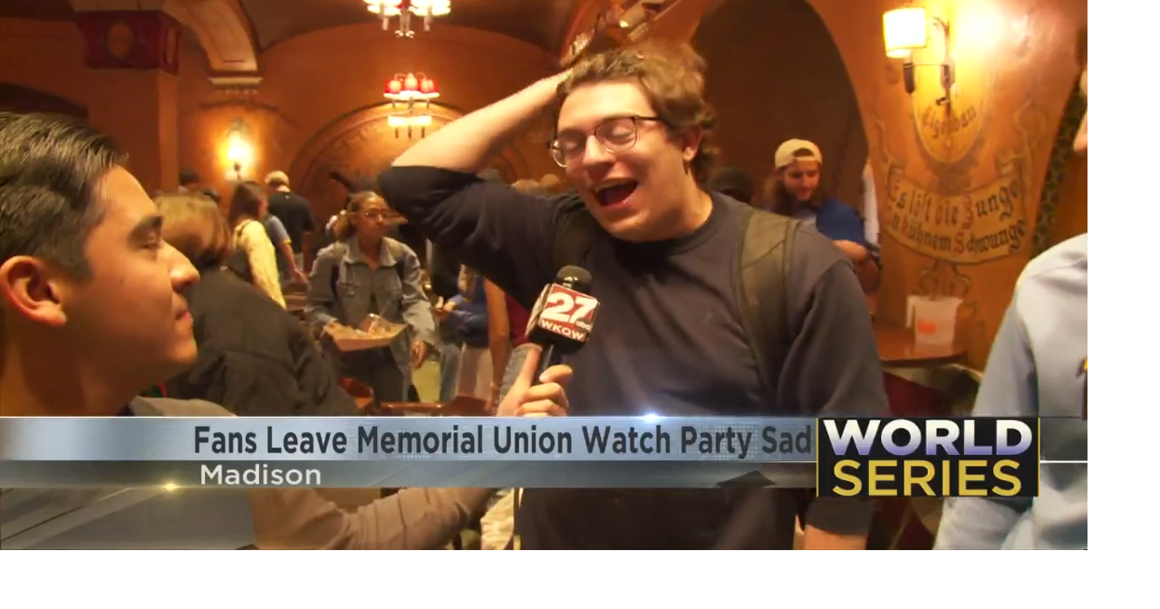 Madison Fans react to Brewers losing Game 4 of the World Series | Video ...