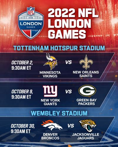 Green Bay Packers to play New York Giants in London, News