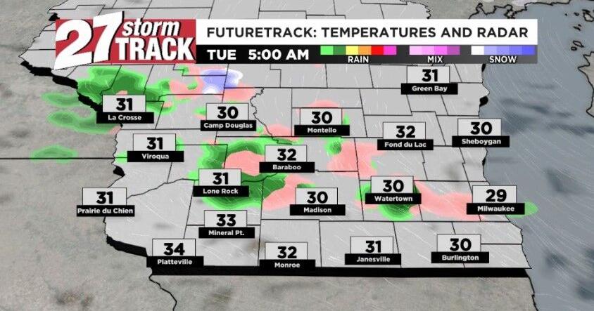 Chances of freezing drizzle in the early morning | Forecast | wkow.com
