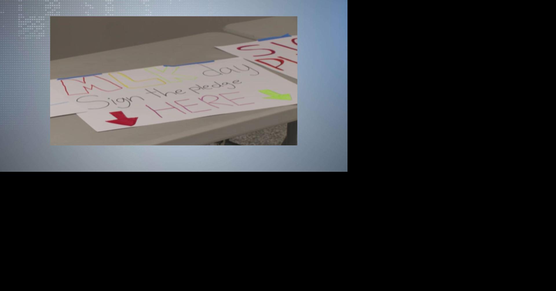 Students host MLK school assembly ahead of Monday's holiday