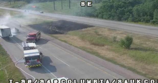 Lanes Blocked On I 90 94 Near Portage Due To Vehicle Fire News Wkow lanes-blocked-on-i-90-94-near-portage-due-to-vehicle-fire-news-wkow