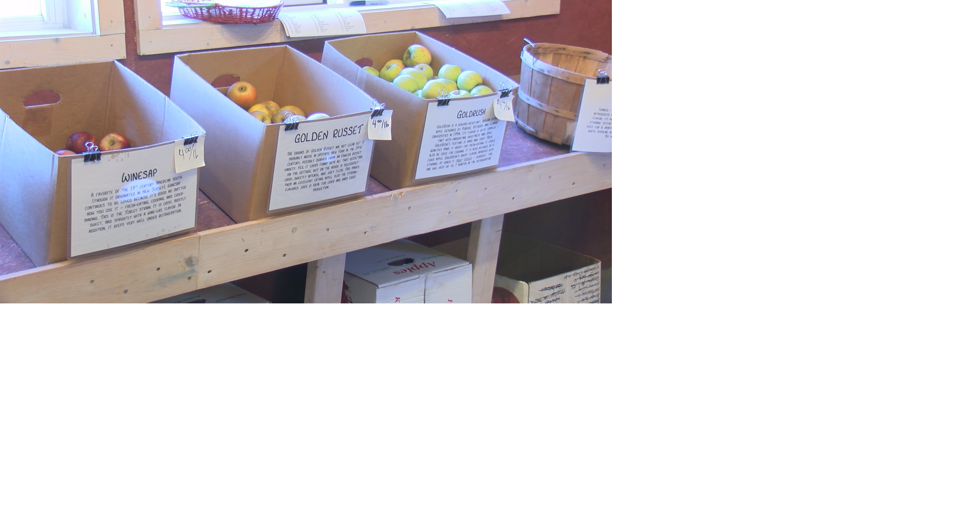 Local orchards face low supplies amid apple shortage