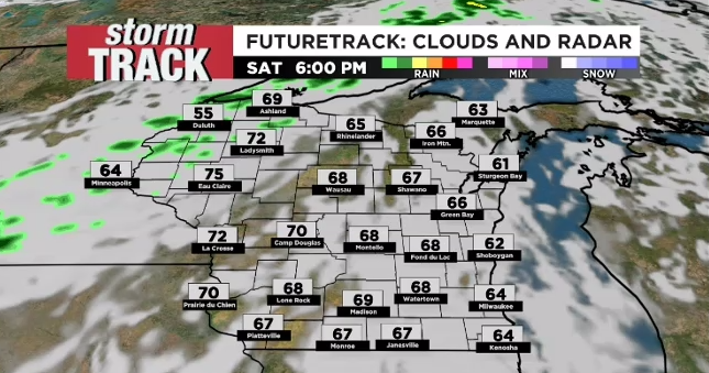 More clouds in the sky but still warm