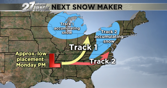 Tracking accumulating snow and more cold for the upcoming week! | News ...