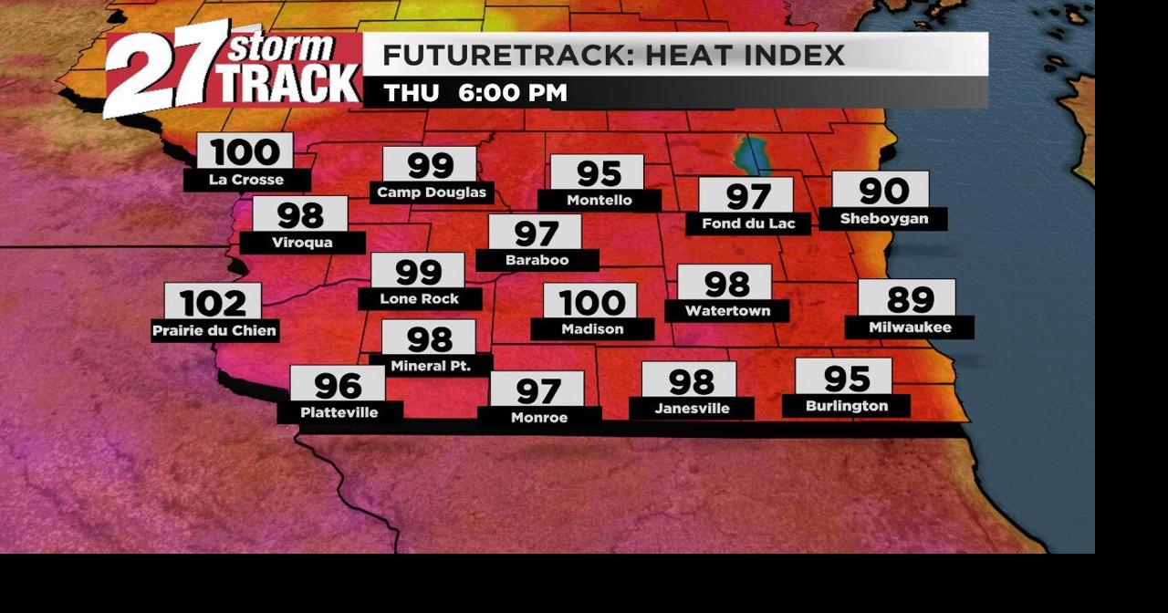 Hottest day of the year arrives Thursday | News | wkow.com