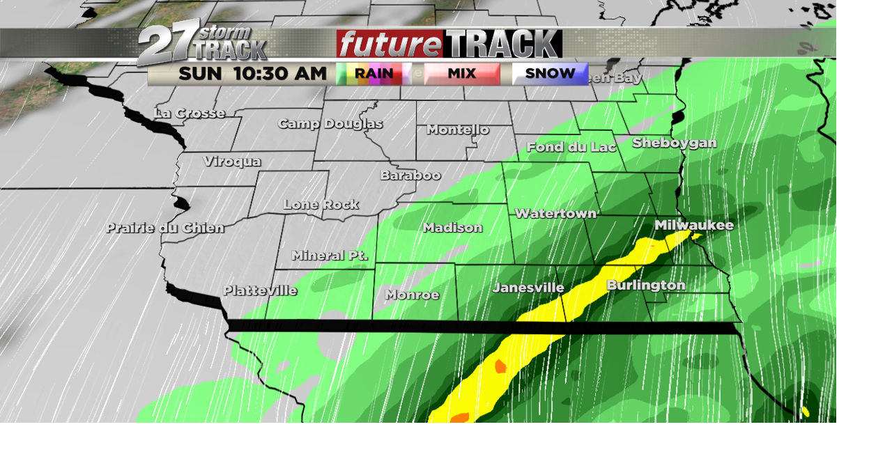 Cooler Sunday with a few rain showers | News | wkow.com