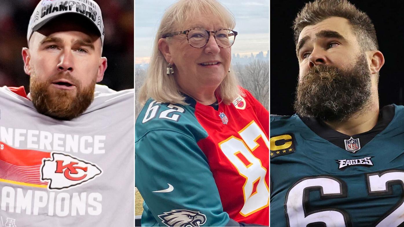 Why was Donna Kelce's Super Bowl outfit trending? Jason and Travis