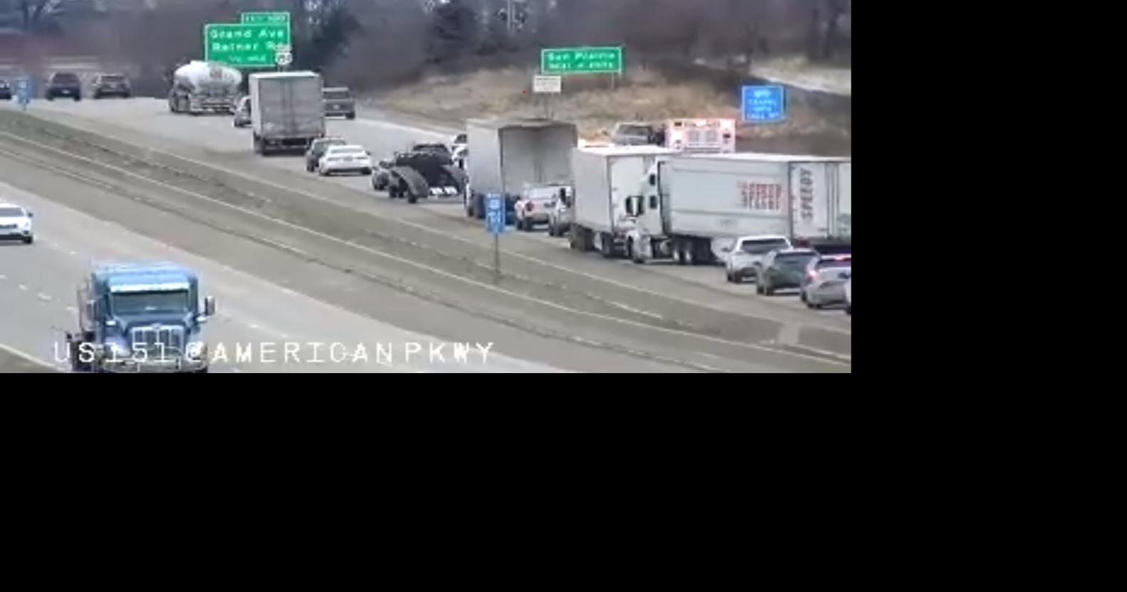 Northbound US 151 lanes near American Parkway reopen after crash | News ...