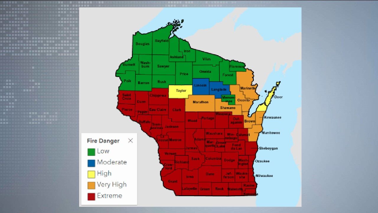 State of emergency declared in Wisconsin for wildfire risk | News | wkow.com