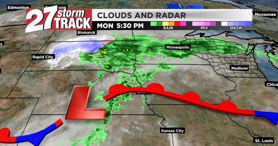 More warmth brings about rain chances