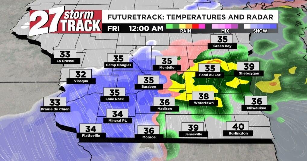 Tracking our next round of rain and snow | Forecast | wkow.com