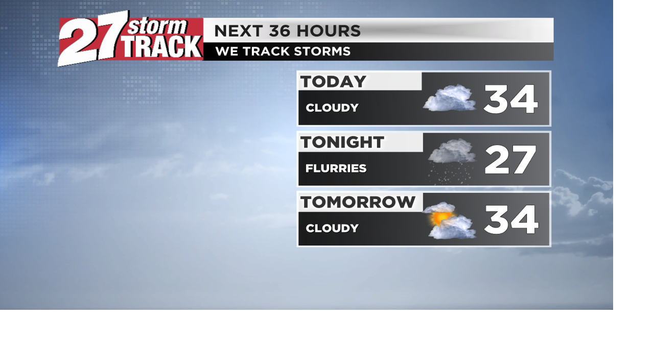 Tracking a few snow chances through the weekend | Forecast | wkow.com