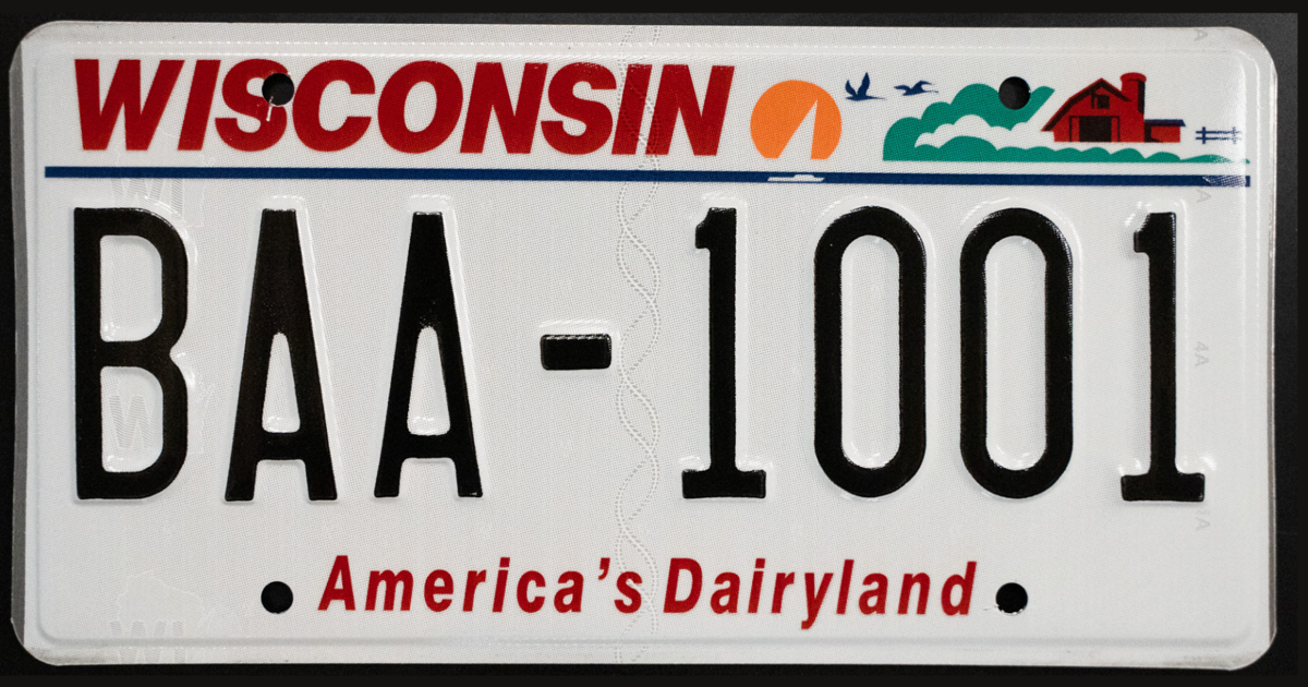 New Wisconsin 'B' license plates rollout starts this month | News ...