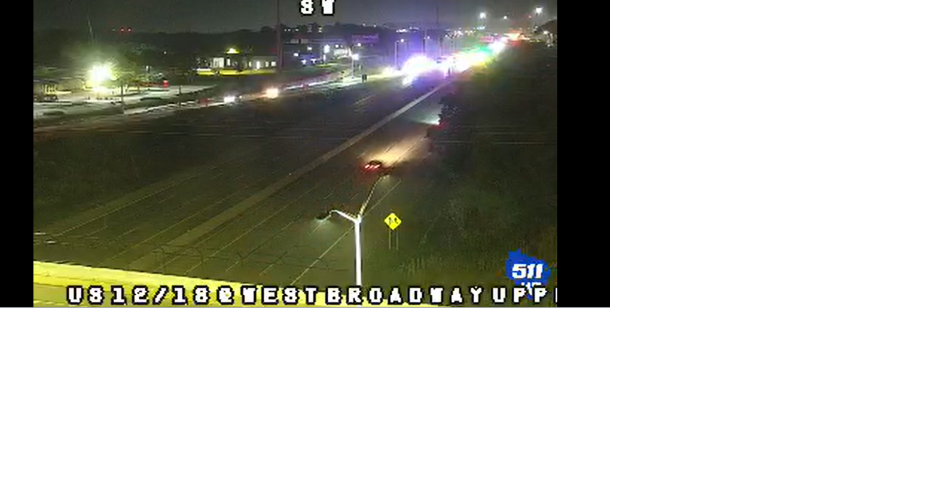 U.S. 12 eastbound closed due to crash